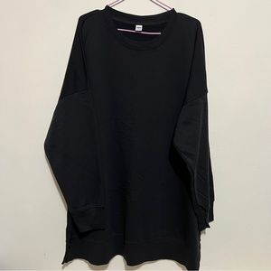 Black Long Tunic/ Sweatshirt